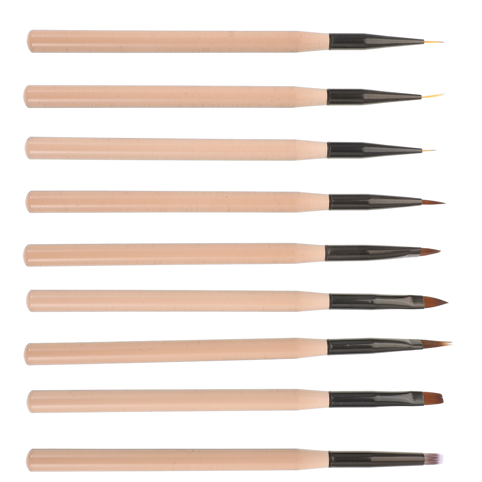 Nail Art Brush Set - 9Pcs Nail Art Liner Pens Set