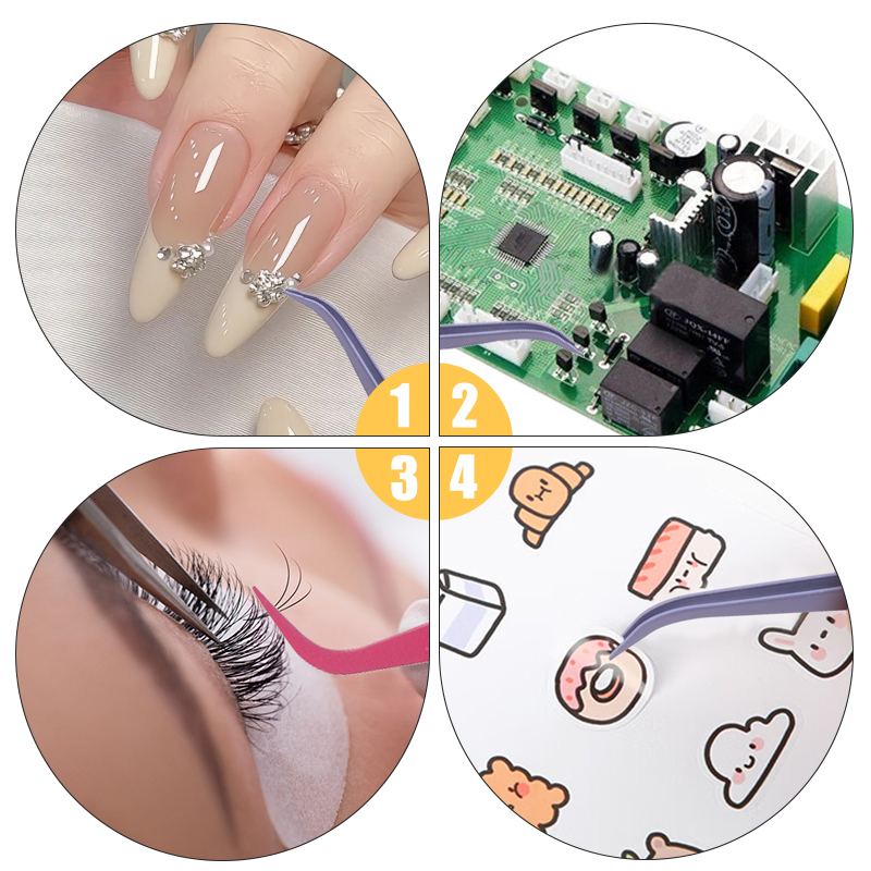 Nail Art Decor Eyelashes Tweez - Striping Tape Nail ulasan dan harga