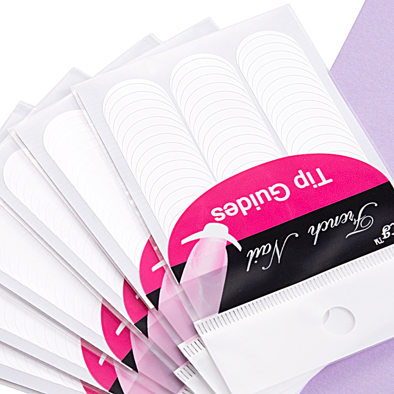 French Tip Manicure Stickers 1 - Striping Tape Nail ulasan dan harga