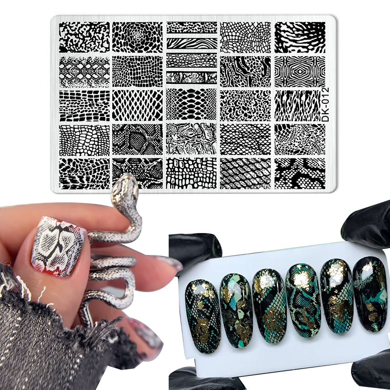 Animal Image Snake Leopard Nai - Nail Art Zebra Design ulasan dan harga