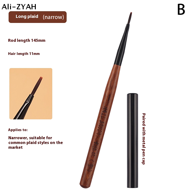 【ZYH】1/3Pcs Nail Art Liner Bru - Nail Art Brush Set ulasan dan harga