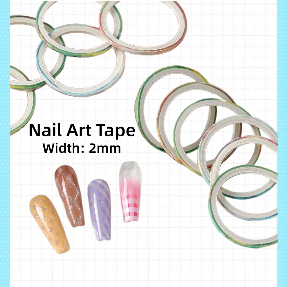 10 Rolls Nail Striping Tape –  - Striping Tape Nail ulasan dan harga