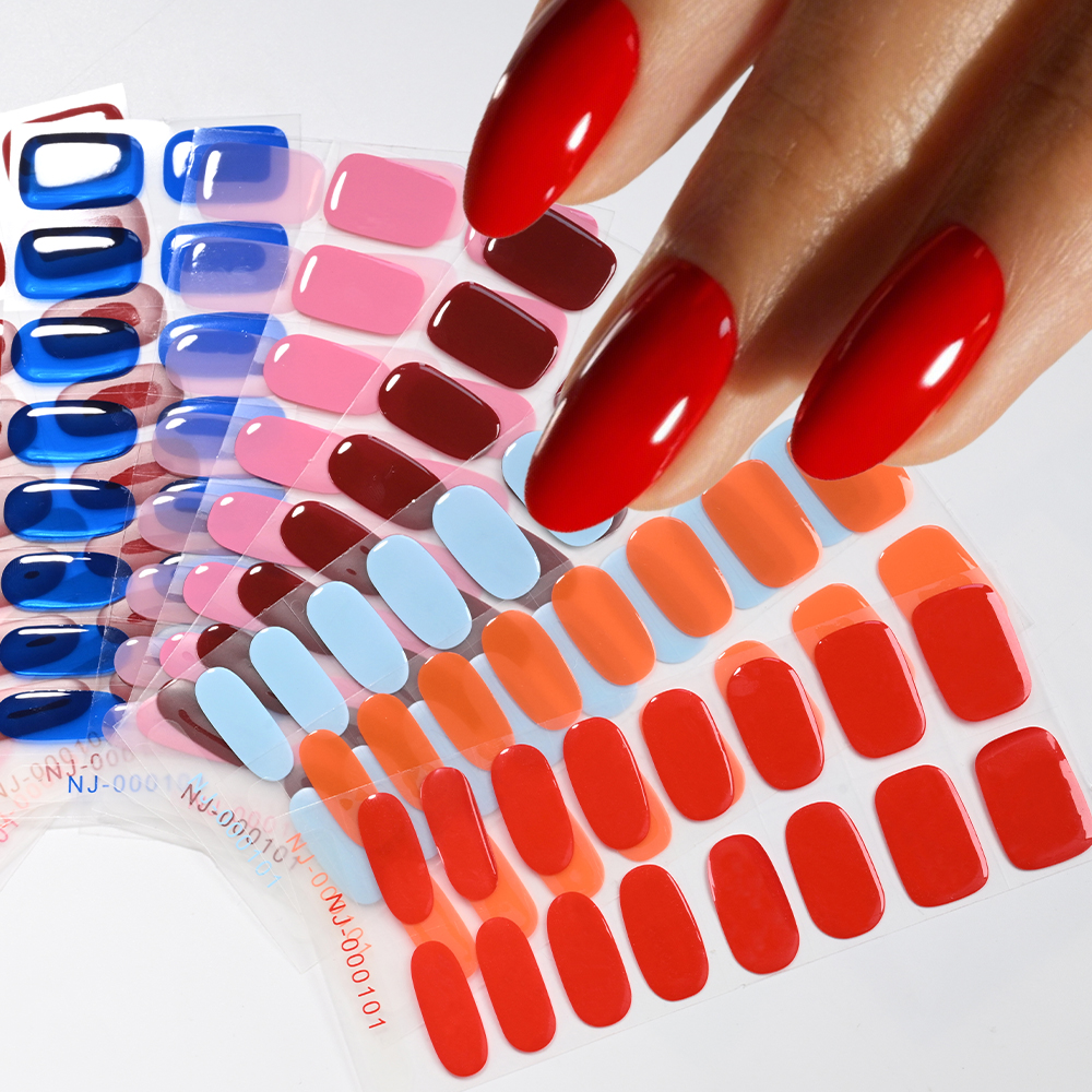 16Tips Semi-Cured Gel Nail Art - Striping Tape Nail ulasan dan harga