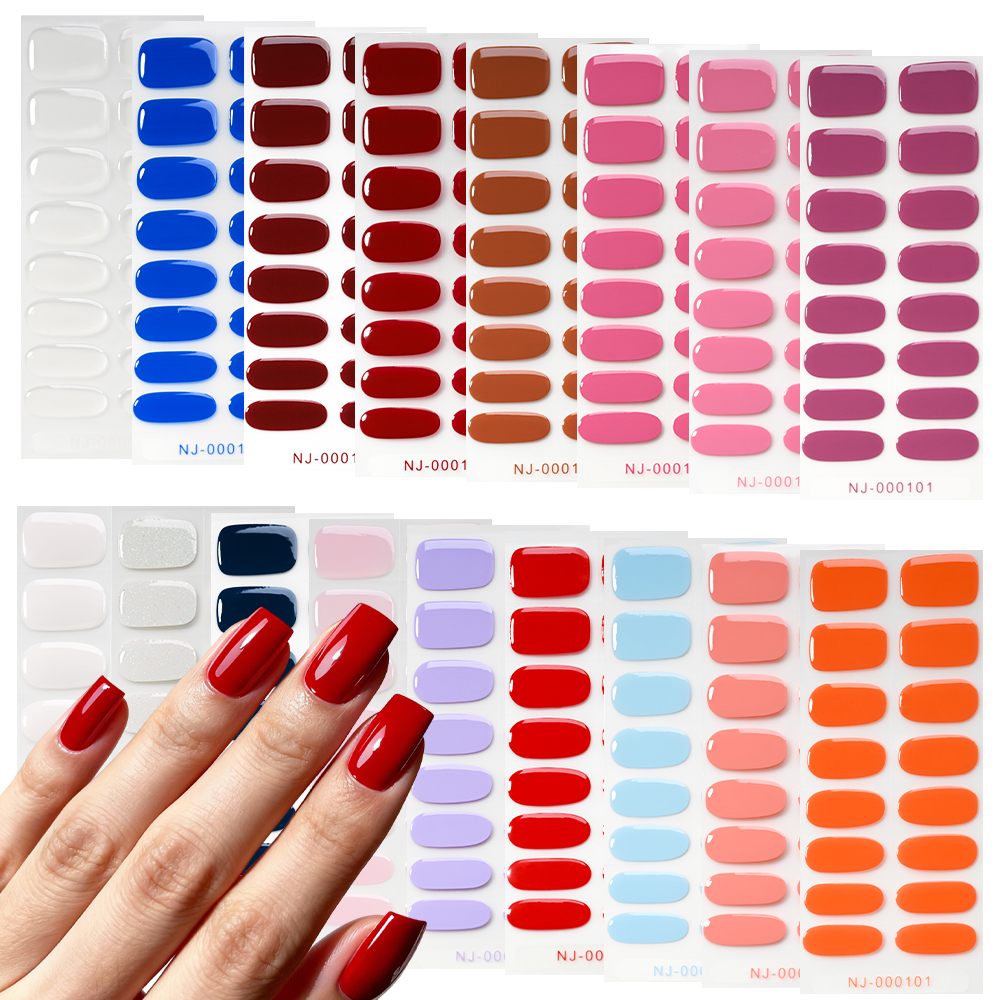 16Tips Semi-Cured Gel Nail Art - Striping Tape Nail ulasan dan harga