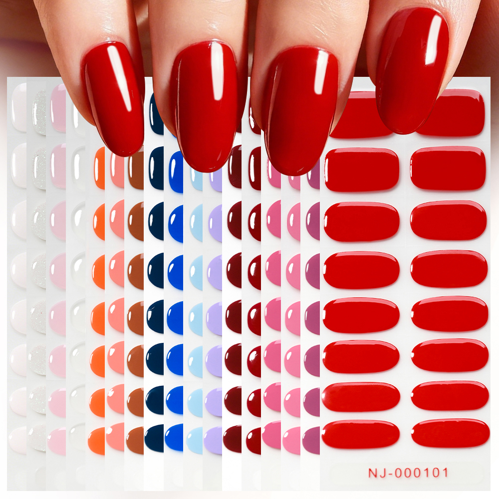 16Tips Semi-Cured Gel Nail Art - Striping Tape Nail ulasan dan harga