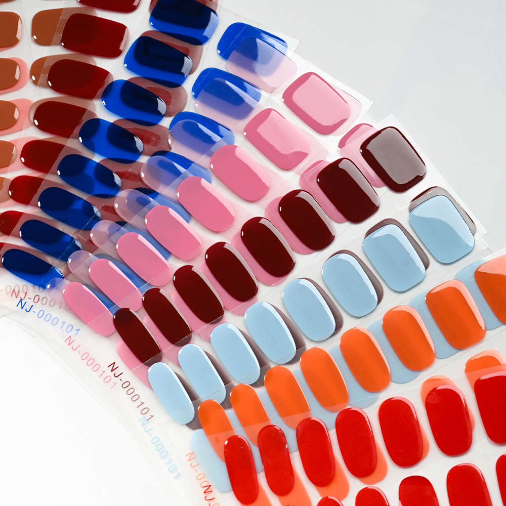 16Tips Semi-Cured Gel Nail Art - Striping Tape Nail ulasan dan harga