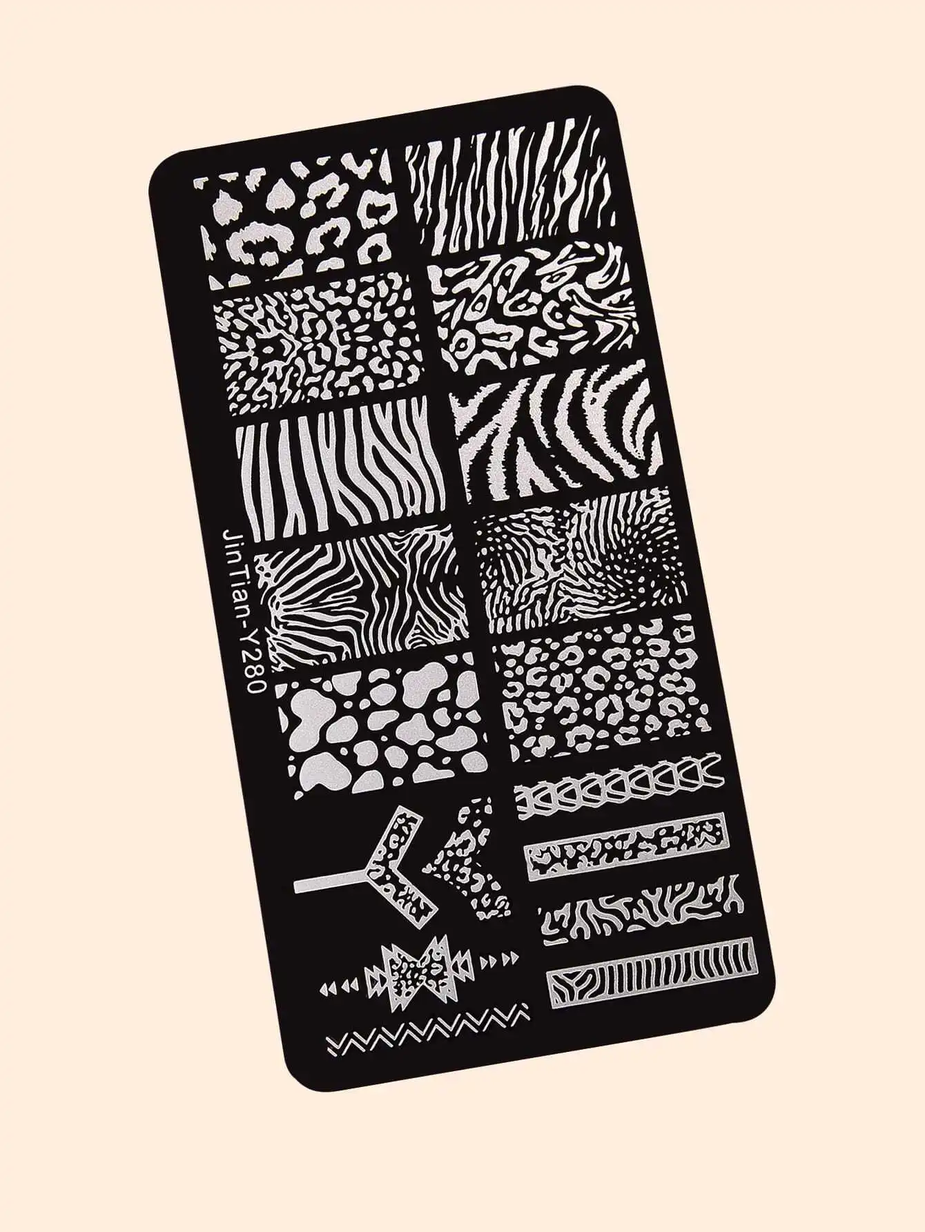 1sheet Zebra Striped Gel Polis - Nail Art Zebra Design ulasan dan harga