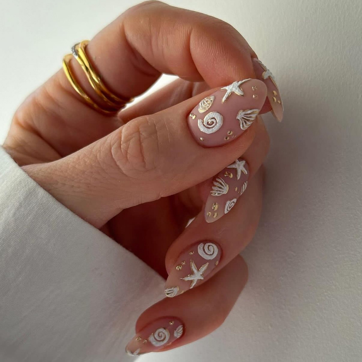 24pcs Short Almond Press on Na - Nail Art Simple ulasan dan harga