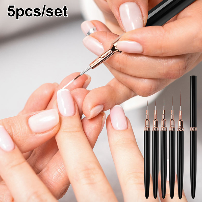 Z. 5Pcs/Set Professional Nail  - Nail Art Brush Set ulasan dan harga