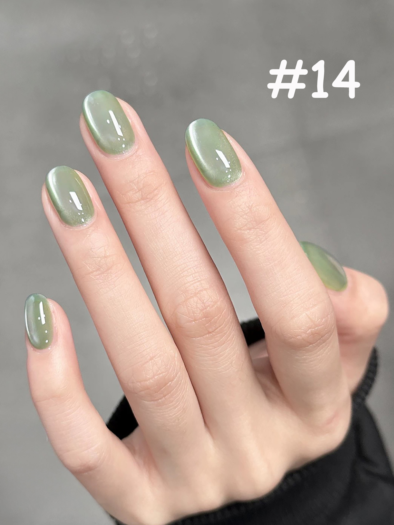 1-24pcs WS Spring Summer Ice T - Nail Art Cat Eye Pink ulasan dan harga