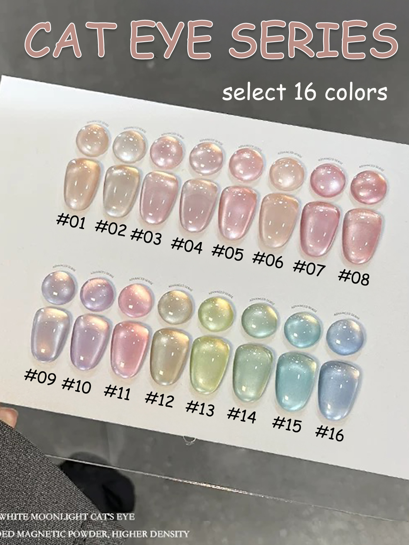 1-24pcs WS Spring Summer Ice T - Nail Art Cat Eye Pink ulasan dan harga