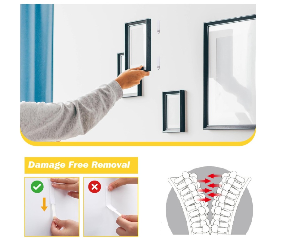 Dual Lock Picture Hanging Stri - Striping Tape Nail ulasan dan harga