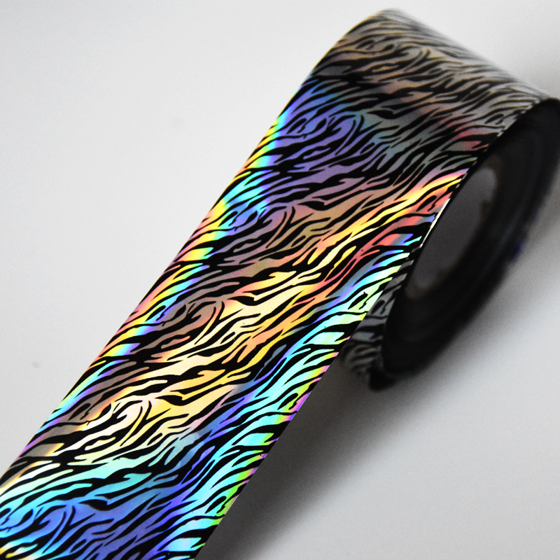 100meters/roll Holographic Nai - Nail Art Zebra Design ulasan dan harga