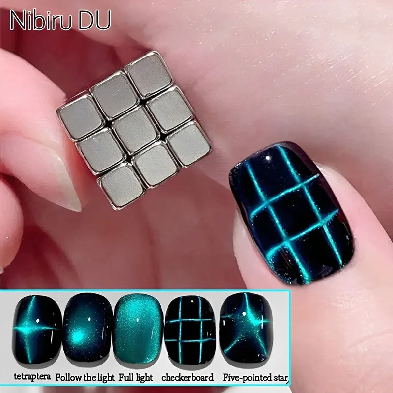 27pcs Cat Eye Magnet Cube for  - Striping Tape Nail ulasan dan harga