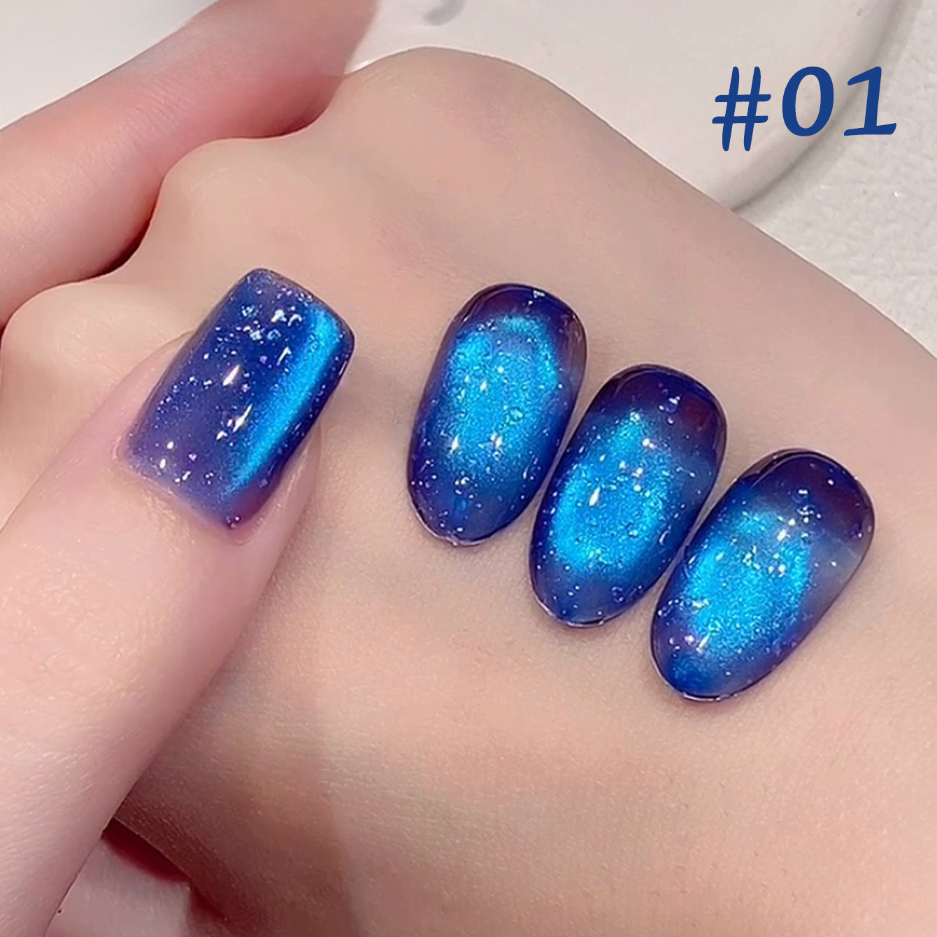 1pcs PSK 2026 Summer New Ocean - Nail Art Cat Eye Pink ulasan dan harga