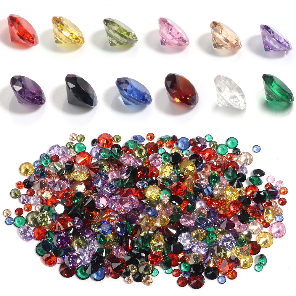 4/5/6/8mm Round Rhinestones Di - Nail Art Glitter ulasan dan harga