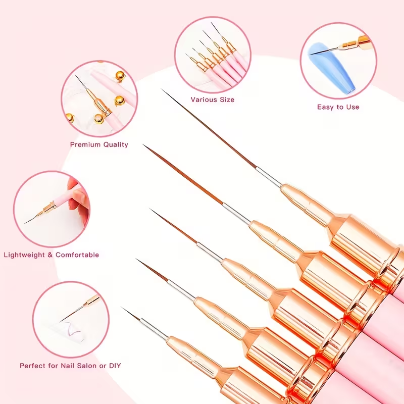 15pcs Professional Nail Art Br - Nail Art Brush Set ulasan dan harga