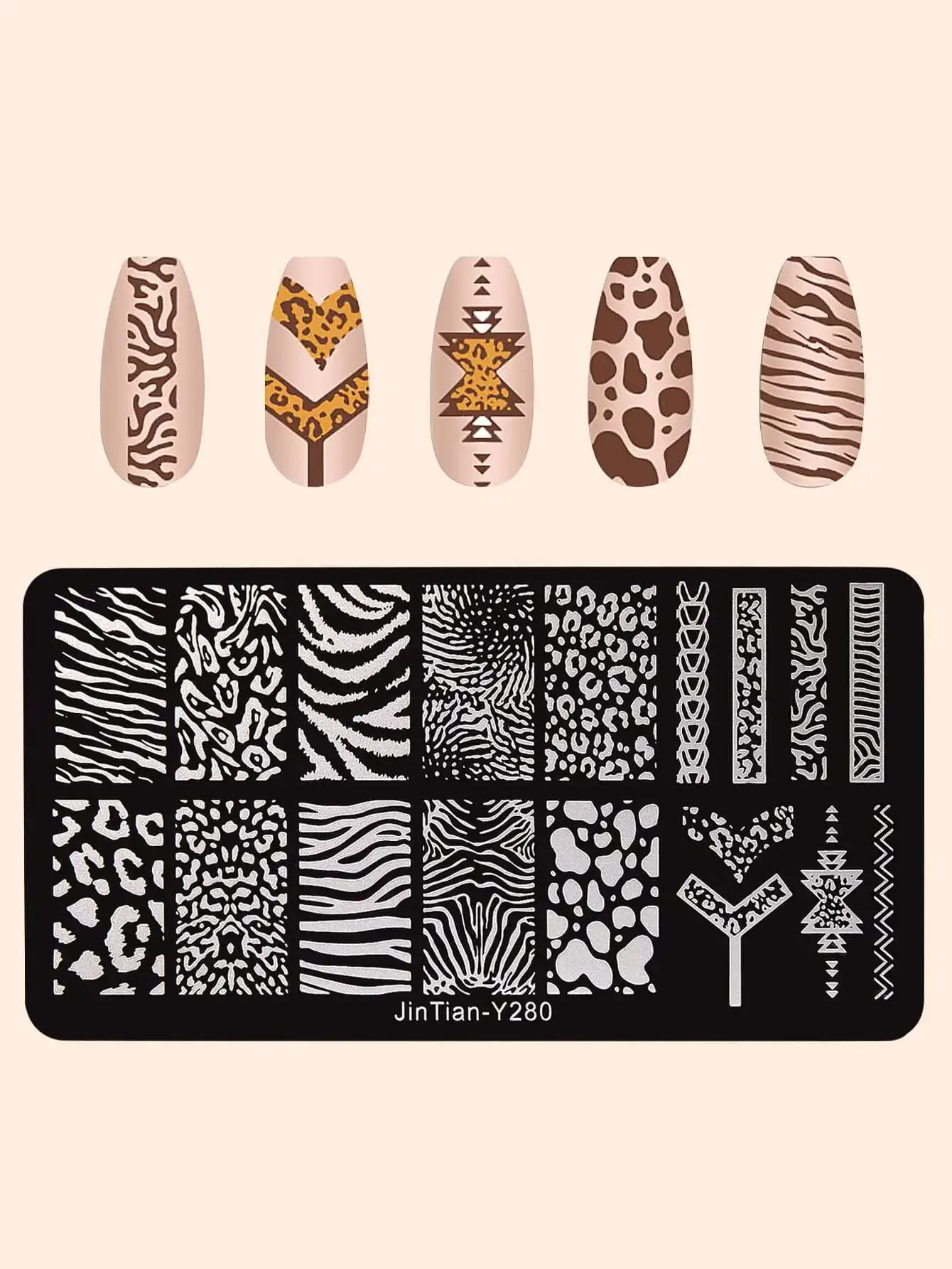 1sheet Zebra Striped Gel Polis - Nail Art Zebra Design ulasan dan harga