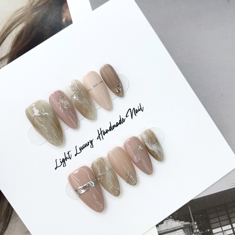 Handmade Simple Fake Press on  - Nail Art Simple ulasan dan harga