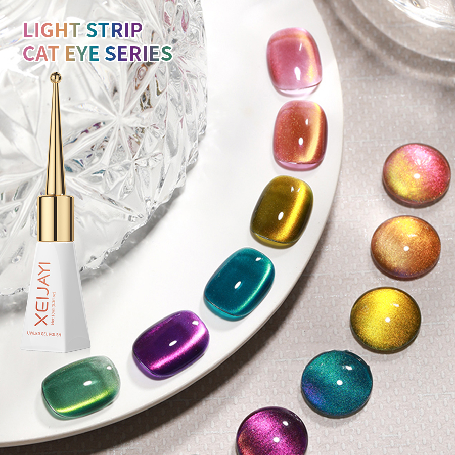 1/6pcs 10ml Light Strip Cat Ey - Striping Tape Nail ulasan dan harga