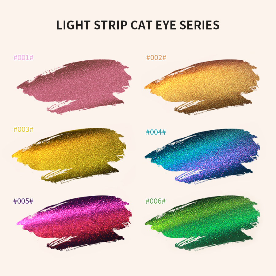 1/6pcs 10ml Light Strip Cat Ey - Striping Tape Nail ulasan dan harga