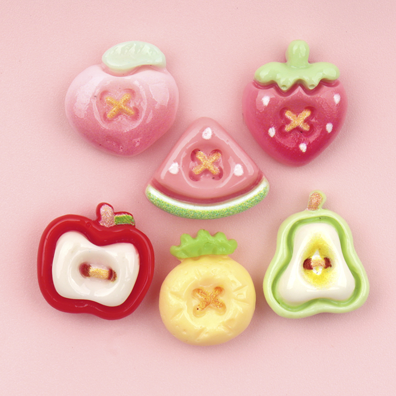 50/500pcs Mini Simulated Fruit - Nail Art Strawberry ulasan dan harga