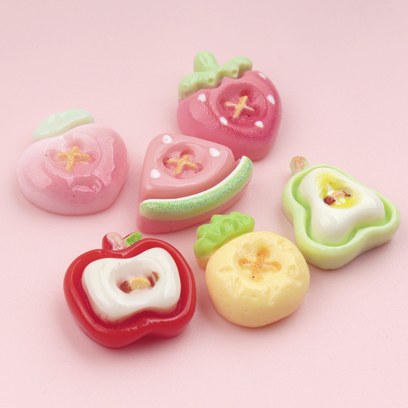 50/500pcs Mini Simulated Fruit - Nail Art Strawberry ulasan dan harga