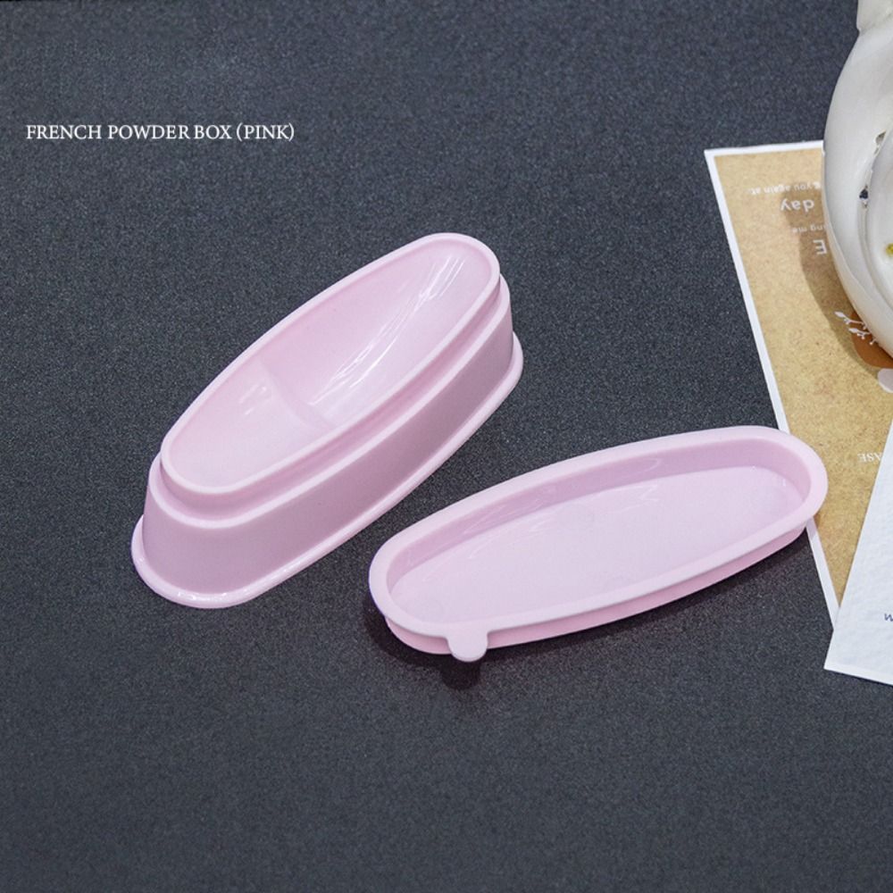 Portable Nai Art Nail Dip Cont - Nail Art French Nails ulasan dan harga