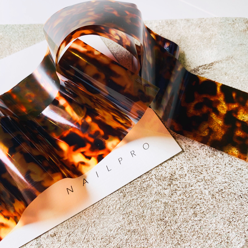 1roll 100CM*4CM Tortoise Shell - Nail Art Zebra Design ulasan dan harga