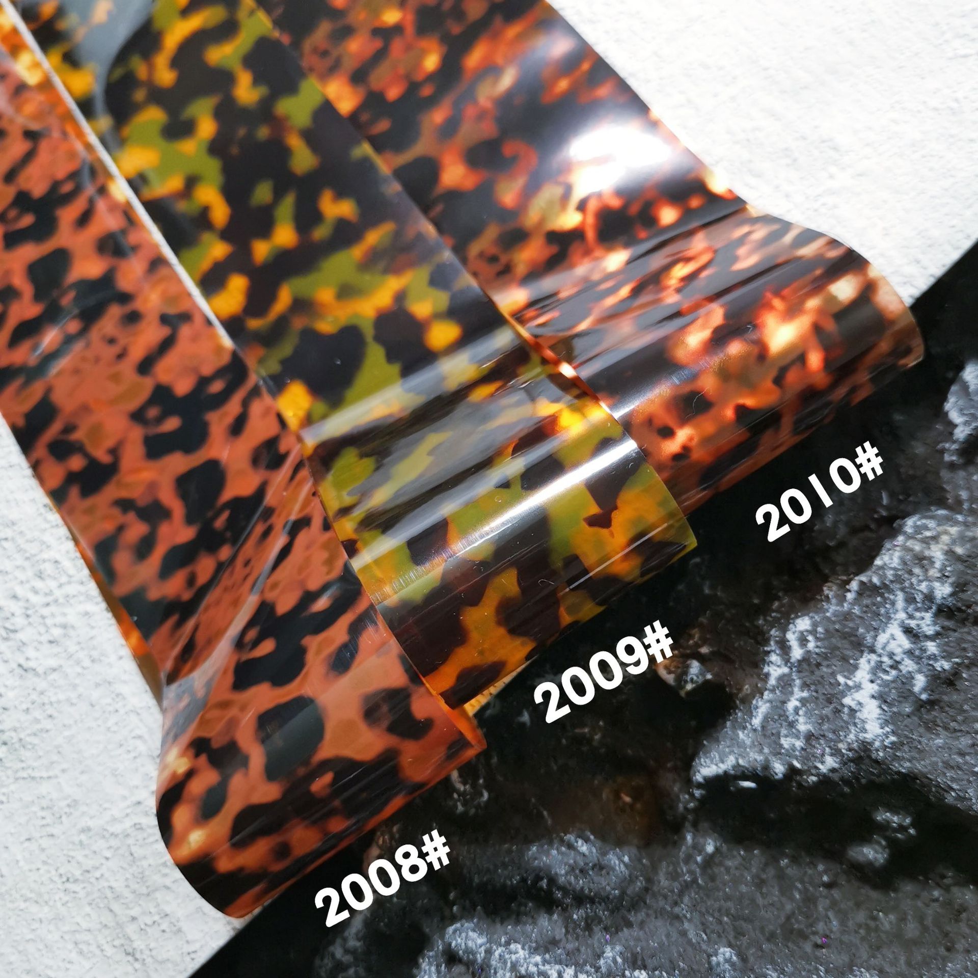 1roll 100CM*4CM Tortoise Shell - Nail Art Zebra Design ulasan dan harga