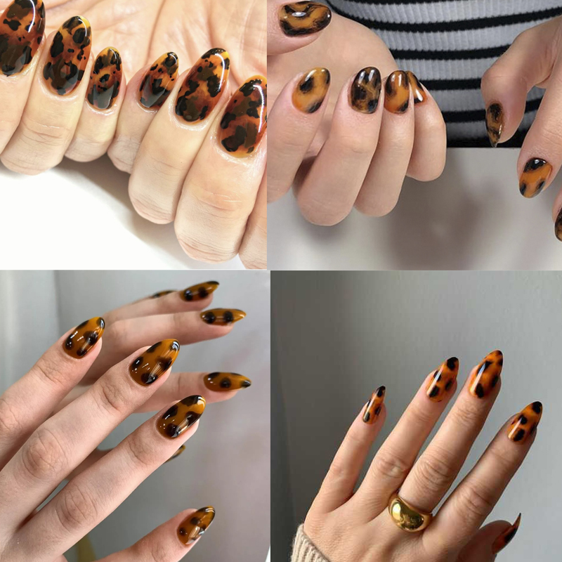 1roll 100CM*4CM Tortoise Shell - Nail Art Zebra Design ulasan dan harga