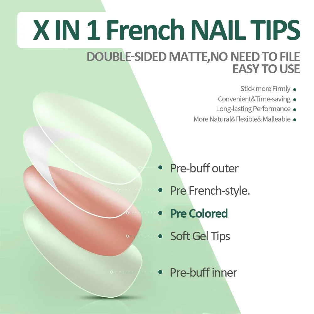 Nailpop 3 in 1 French Gel Nail - Nail Art French Nails ulasan dan harga