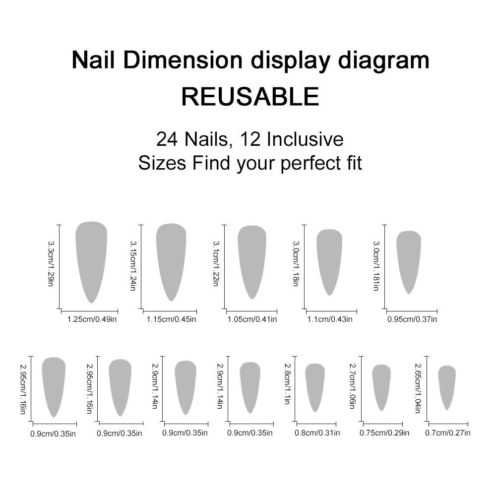 24Pcs fake nail art with long  - Nail Art Zebra Design ulasan dan harga