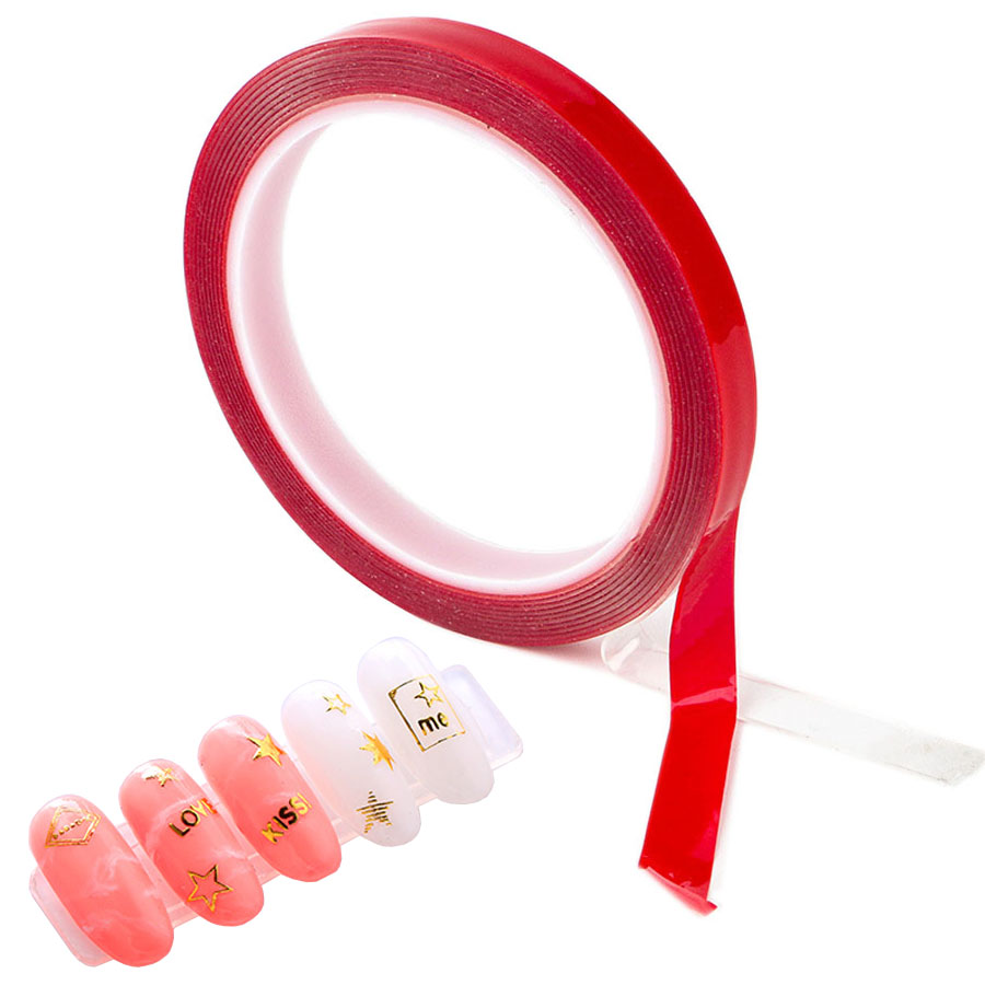Nail Tips Double Sided Tape ,  - Striping Tape Nail ulasan dan harga