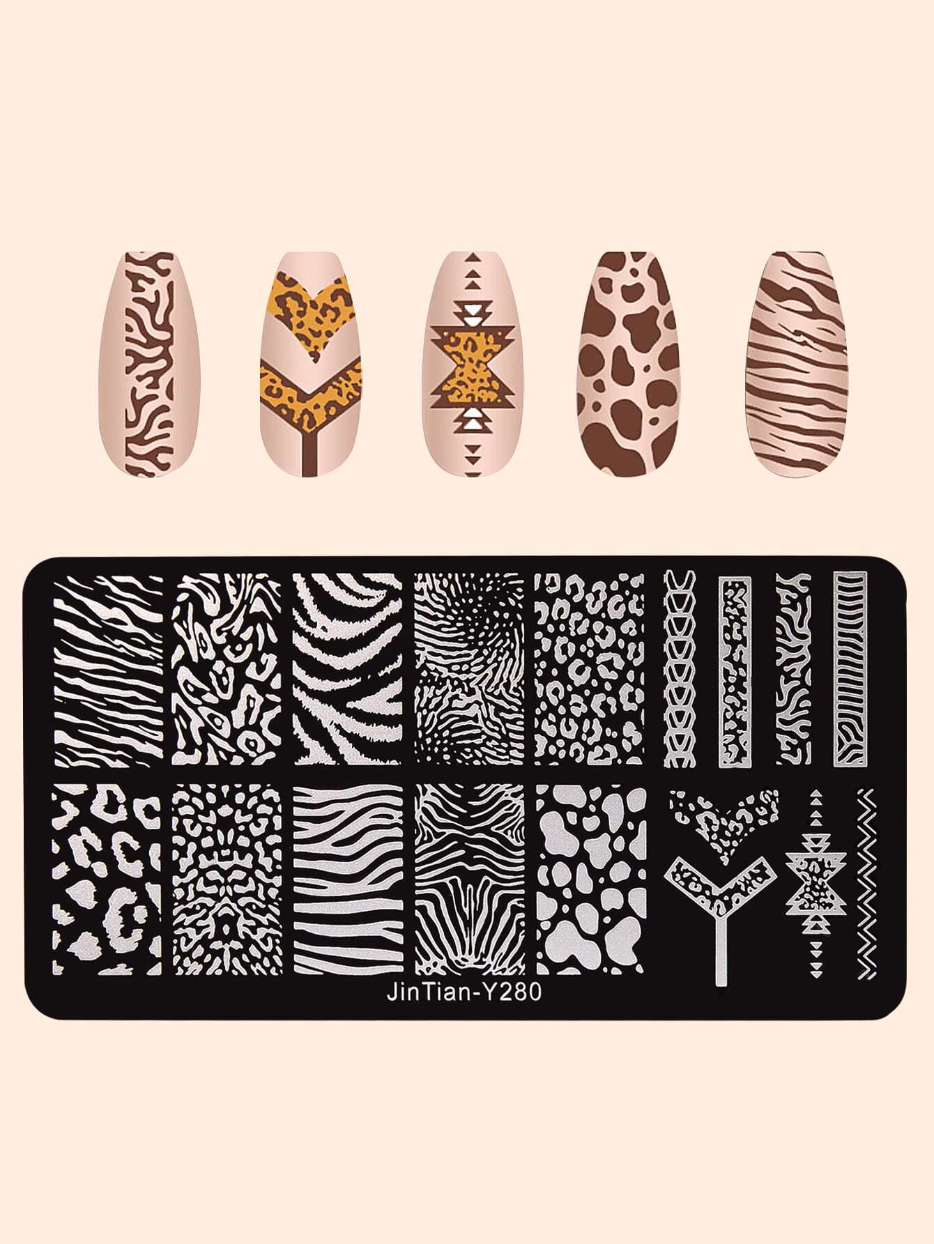 1sheet Zebra Striped Gel Polis - Nail Art Zebra Design ulasan dan harga