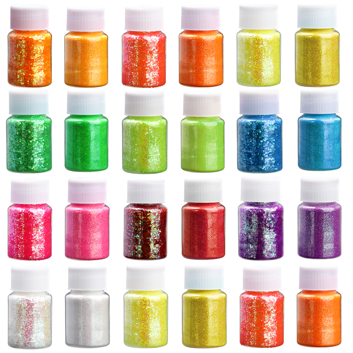 30g/Bottle Holographic Colorfu - Nail Art Glitter ulasan dan harga