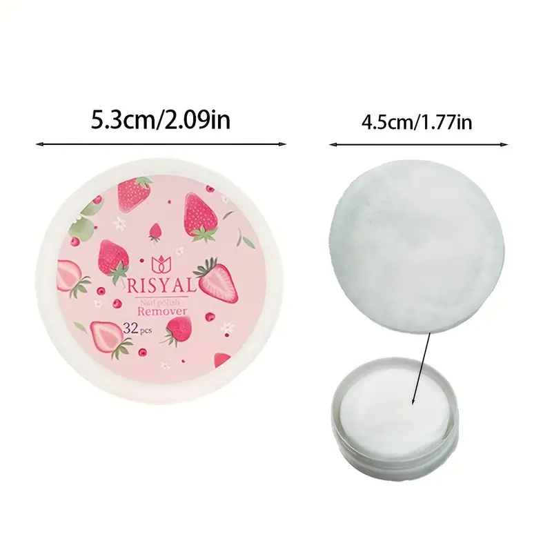 32pcs/Box Strawberry Nail Poli - Nail Art Strawberry ulasan dan harga