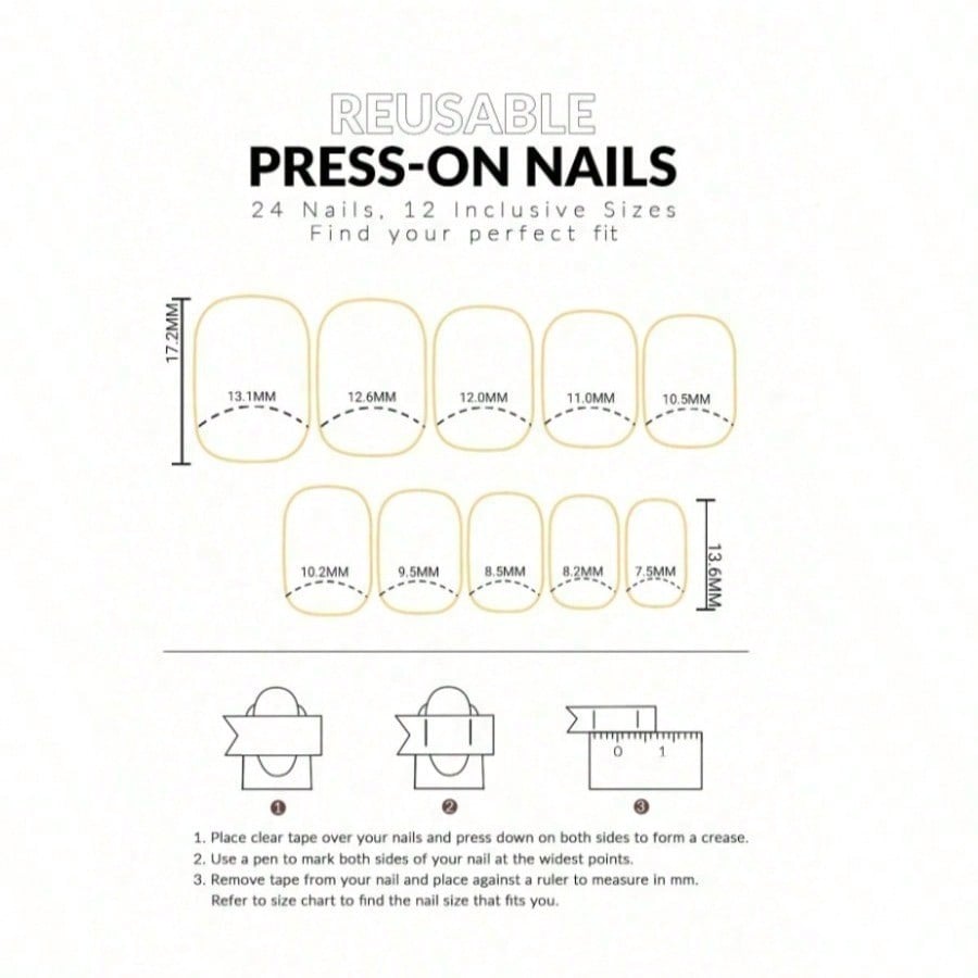 Women Nude Pink Press On Nails - Nail Art Glitter ulasan dan harga
