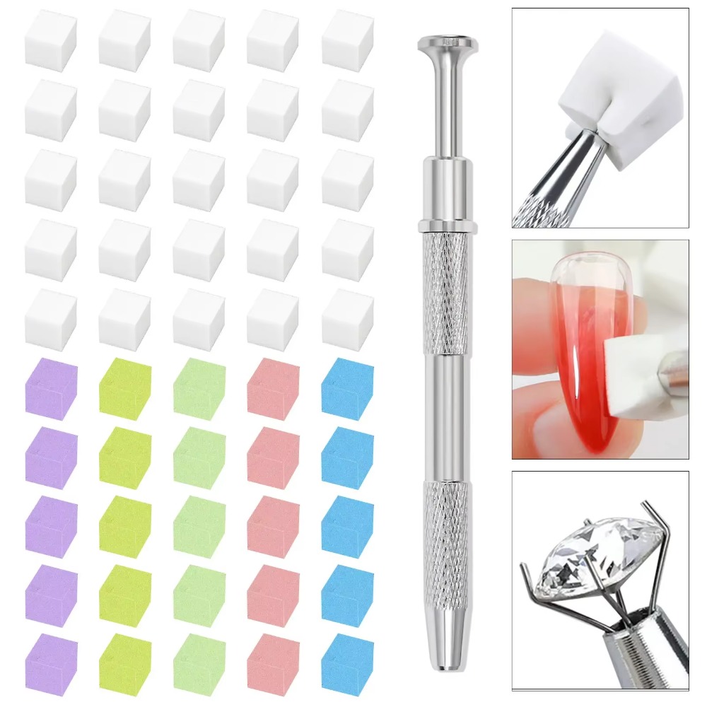50Pcs/Set With Grabbing Pen Na - Nail Art Brush Set ulasan dan harga
