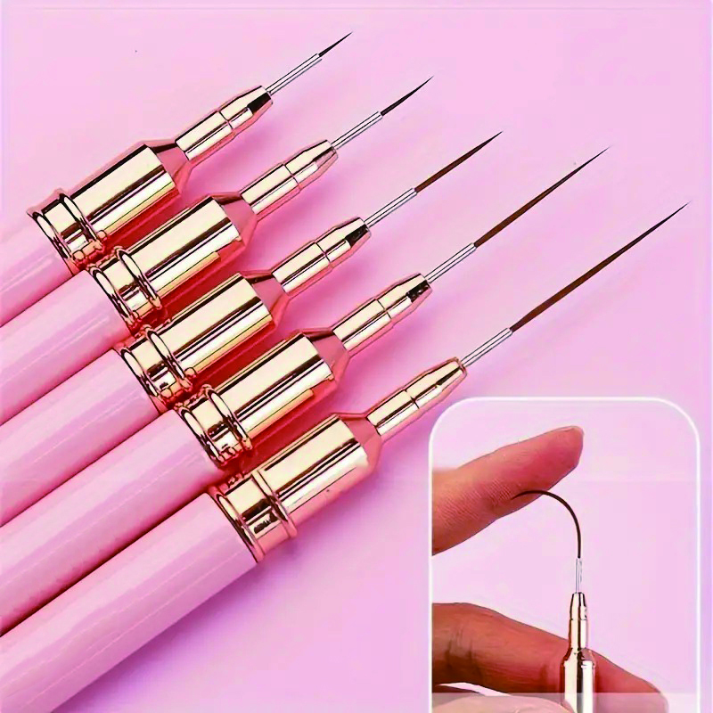 5-Piece Nail Art Pen Set, Ultr - Nail Art Brush Set ulasan dan harga