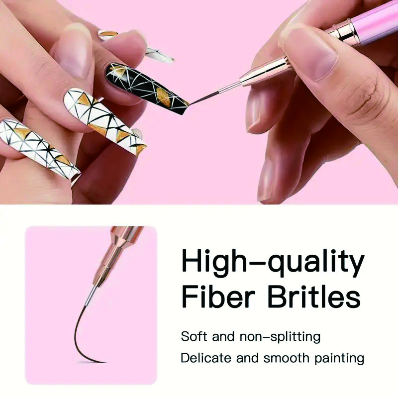 5-Piece Nail Art Pen Set, Ultr - Nail Art Brush Set ulasan dan harga