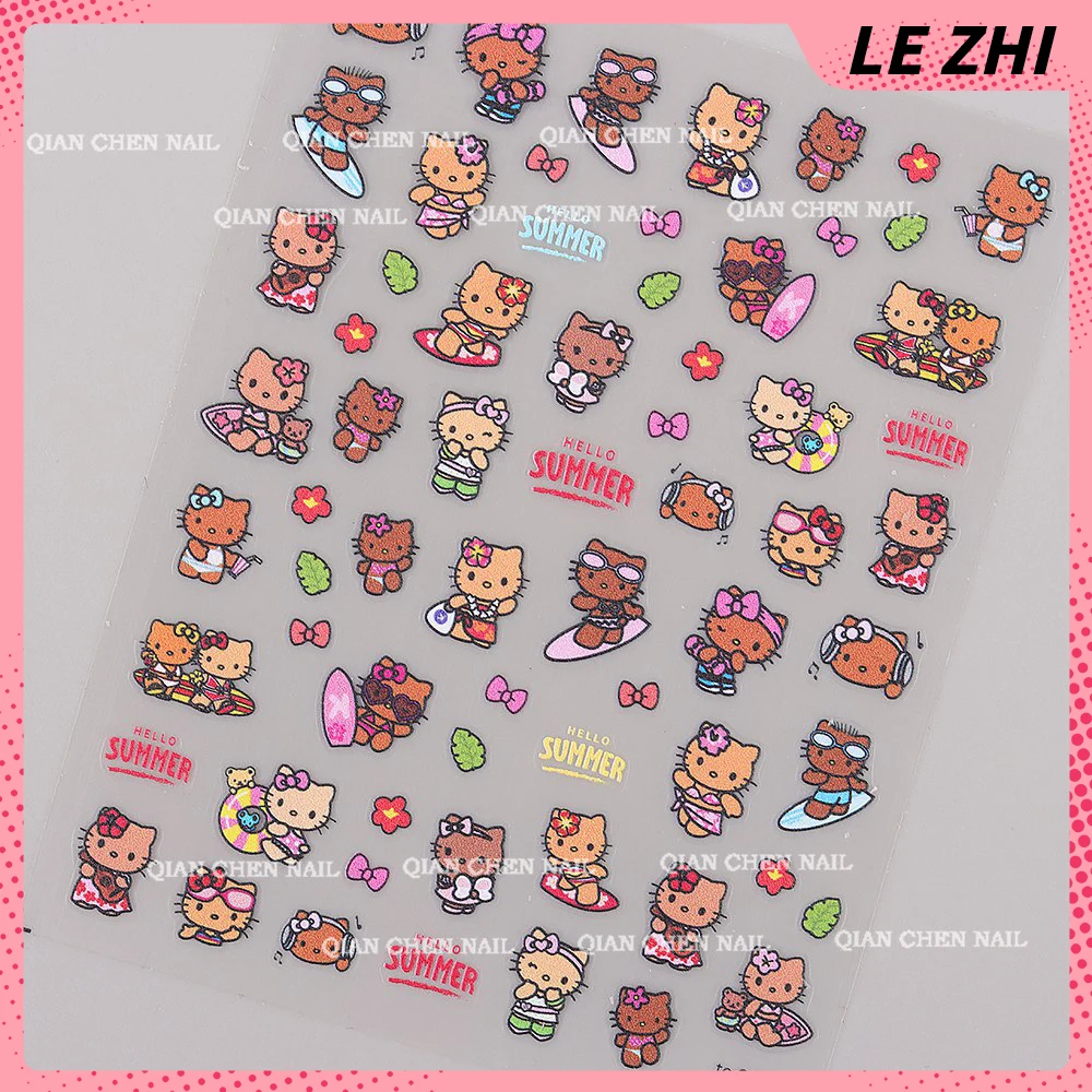 Kawaii Cartoon Nail Art Sticke - Striping Tape Nail ulasan dan harga