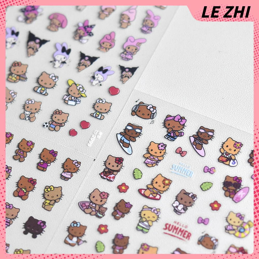 Kawaii Cartoon Nail Art Sticke - Striping Tape Nail ulasan dan harga